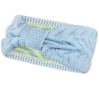 Frentree Stirnband gefüttertes Damen Strick Haarband, Mädchen Ohrenwärmer mit Schleife, warmes Fleece Innenfutter