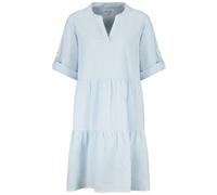 Fresh Made Dress with volants Kurzes Kleid blau weiß in M