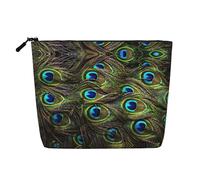 Fresh Peacock Eine vielseitige Reise-Make-up-Tasche, ideal für den Alltag und Geschäftsreisen, Schwarz , Einheitsgröße, Kulturbeutel