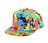 Fresh Prince Snapback Hut Neon 90er Party Cap Kostüm 80er Jahre, mehrfarbig, Einheitsgröße