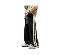 FRESQA 2023 Seite Gestreiften Cord Baggy Hosen Männer Streetwear Koreanische Mode Lässige Hip Hop Vintage Cargo Hosen Lose Hosen Jogger