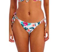 Freya - Bikinihose mit Schleife Palm Paradise, weiß, XL