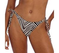 Freya Damen-Bikini-Slip Fiji Falls mit Schnürung an der Seite (206875), Schwarz, L