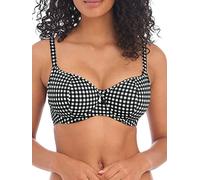 Freya Damen Check in Sweetheart Bikini Underwire Swim Top AS1903, Monochrom, 42D, einfarbig, 95 D