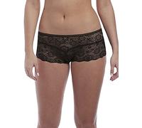 Freya Damen Expression Crochet-Look VPL-Free Lace Boy Short Slips fr Jungen, schwarz, X-Small