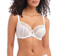 Freya Damen Fancies Underwire Plunge Bra BH, weiß, 80H