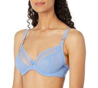 Freya Damen Fatale Underwire Bra Plunge-BH, Durchsichtig, Cornflower, 75E