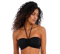 Freya Juwelen Cove Bandeau Bikini Top Einfarbig Schwarz 36D