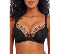 Freya Damen Love-Haze Underwire Bra Plunge-BH, Schwarz, 34GG