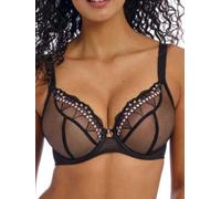 Freya Damen Loveland Bügel Plunge-BH, Boudoir Noir, 70DD