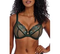 Freya Damen Loveland Underwire Bra Plunge-BH, Smaragd, G