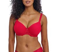 Freya Damen Loveland Underwire Plunge Molded Bra T-Shirt-BH, Bombshell Chili Red, 70F