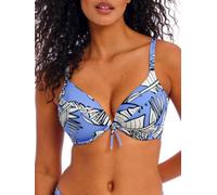 Freya Damen Mali Beach Underwire Plunge Top Bikini, Cornflower, 75F