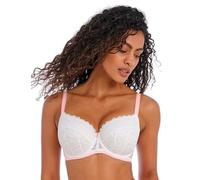 Freya Damen Offbeat Bügel gepolstert Halbschale, Weiss/opulenter Garten, 85C