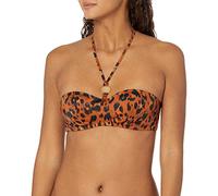 Freya Damen Roar Instinct Bandeau Bügel Bikinioberteil, Leopard, 34FF