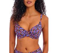 Freya Damen Santiago Nights Bügel-Bikinioberteil, Leopard, 80E