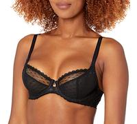 Freya Damen Signature Underwire Bra Plunge-BH, Durchsichtig, Schwarz, 85G