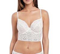 Freya Damen Soiree Bralette mit Bügel, Spitze BH, Weiß, 70DD