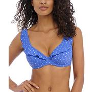 Freya Damen Standard Jewel Cove Bügel-Bikinioberteil mit hohem Apex, Azurblau, 75FF