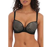 Freya Damen Taillierter, geformter Bügel T-Shirt-BH, schwarz, 75F