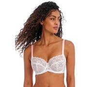 Freya Damen Women's Offbeat Underwire Side Support Bra BH mit voller Abdeckung, Weiss/opulenter Garten, 80D