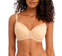 Freya Damen Women's Starlight Underwire Molded T-Shirt Bra Demi BH, Durchsichtig, Caramel, 80D