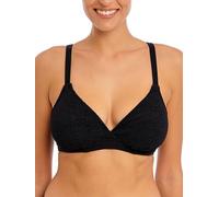 Freya Damen Ibiza Waves Underwire Plunge Top Bikini, Schwarz, 75F