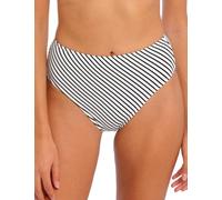 Freya Jewel Cove Damen-Bikinihose, hohe Taille, Streifen, Schwarz, S