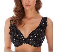 Freya Jewel Cove High Apex Bikini Top With J-Hook Schwarz M 70 Damen