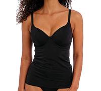 Freya Swim - Tankini-Bikinioberteil uni mit Bügeln Jewel Cove, Schwarz , 75G