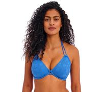 Freya Damen Nomad Nights Underwire Halter Top Bikini, Meerblau (Atlantic), 80D