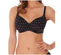 Freya Schmuck Cove Bügel Gepolstert Bikini Top - Schwarz, 34GG