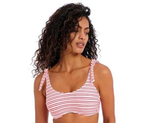 Freya Swim - Oberteil aus gestreiftem Trikot mit Bügeln New Shores, rot, 85F