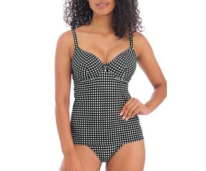 Freya Tankini-Oberteil "Check In" in Schwarz - Größe 75F | Damen Bademode