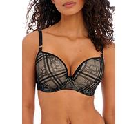 Freya Damen Fatale geformter T-Shirt-BH mit Bügel, Noir, 70DD
