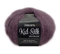 Frida's Wollhaus Drops 25 g Kid-Silk Mohair & Seide Lacegarn Beilaufgarn Flauschig 47 Farben (31 | Malve)