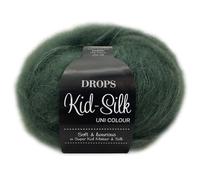 Frida's Wollhaus Drops 25 g Kid-Silk Mohair & Seide Lacegarn Beilaufgarn Flauschig 47 Farben (37 | Nordsee)