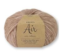 Frida's Wollhaus Drops 50 g Air Stricken Häkeln Alpaka Schurwolle Alpaca Superweich 50 Farben (34 | Rosa Marmor Uni)