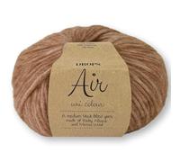 Frida's Wollhaus Drops 50 g Air Stricken Häkeln Alpaka Schurwolle Alpaca Superweich 50 Farben (35 | Ziegelstein Uni)