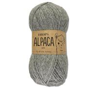 Frida's Wollhaus Drops 50 g Alpaca Alpaka Wolle Garn Häkeln Stricken weich 51 Farben (mix 0501 | Hellgrau)