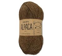 Frida's Wollhaus Drops 50 g Alpaca Alpaka Wolle Garn Häkeln Stricken weich 51 Farben (mix 0607 | Braun)