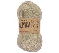 Frida's Wollhaus Drops 50 g Alpaca Alpaka Wolle Garn Häkeln Stricken weich 51 Farben (mix 2020 | Hellnougat)