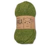Frida's Wollhaus Drops 50 g Alpaca Alpaka Wolle Garn Häkeln Stricken weich 51 Farben (mix 7238 | Grasgrün)