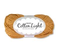 Frida's Wollhaus Drops 50 g Cotton Light Baumwollmischgarn Stricken Häkeln Wolle Garn 33 Farben (28 | Goldgelb)