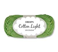 Frida's Wollhaus Drops 50 g Cotton Light Baumwollmischgarn Stricken Häkeln Wolle Garn 33 Farben (39 | Frühlingsgrün)
