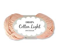 Frida's Wollhaus Drops 50 g Cotton Light Baumwollmischgarn Stricken Häkeln Wolle Garn 33 Farben (40 | Hell Pfirsich)