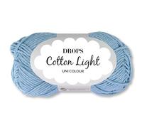 Frida's Wollhaus Drops 50 g Cotton Light Baumwollmischgarn Stricken Häkeln Wolle Garn 33 Farben (46 | Light Wash)