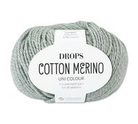 Frida's Wollhaus Drops 50 g Cotton Merino superwash Schurwolle Baumwolle Öko-Tex Wolle Garn Stricken Häkeln (20 | Meereskiesel)