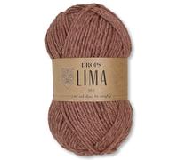 Frida's Wollhaus Drops 50 g Lima Uni und Mix Wolle Garn Stricken Häkeln Schurwolle Alpaka Filzen 36 Farben (Mix 9022 | Blush Mix)
