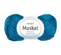 Frida's Wollhaus Drops 50 g Muskat Baumwolle Stricken Häkeln Wolle Garn mercerisiert 45 Farben (15 | Königsblau)